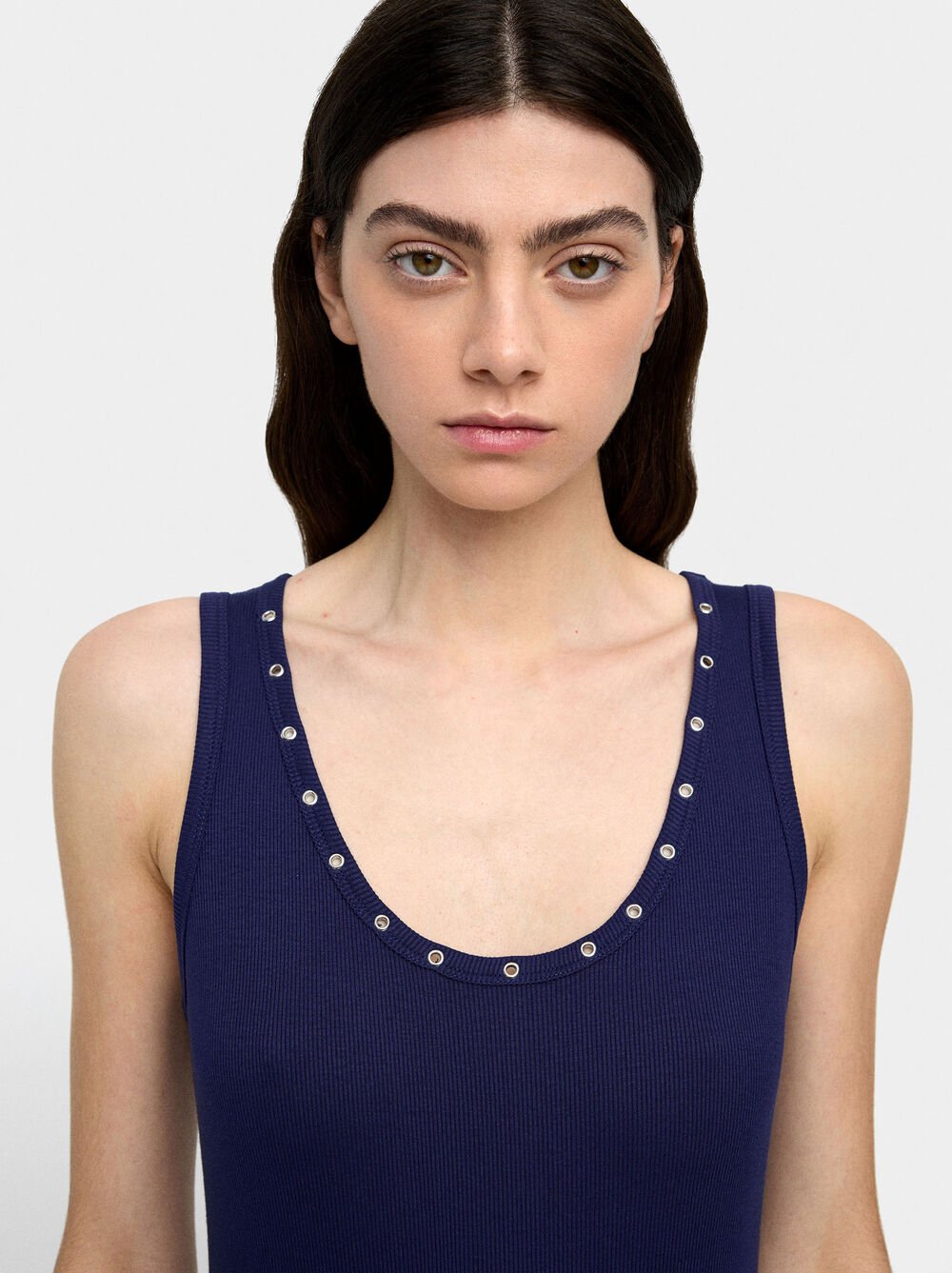 Langes fließendes Kleid