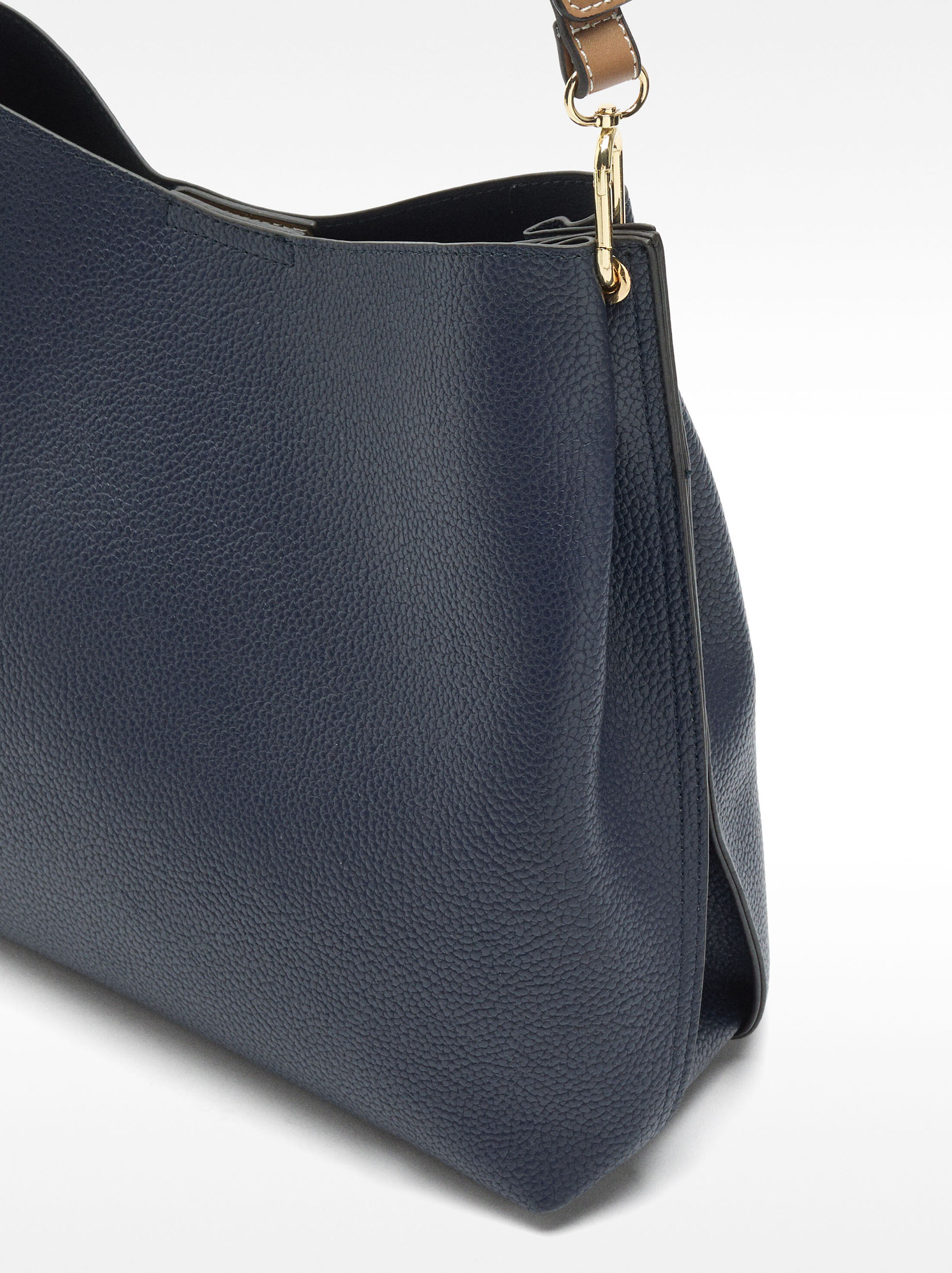Shoulder bag with texture image number 2.0