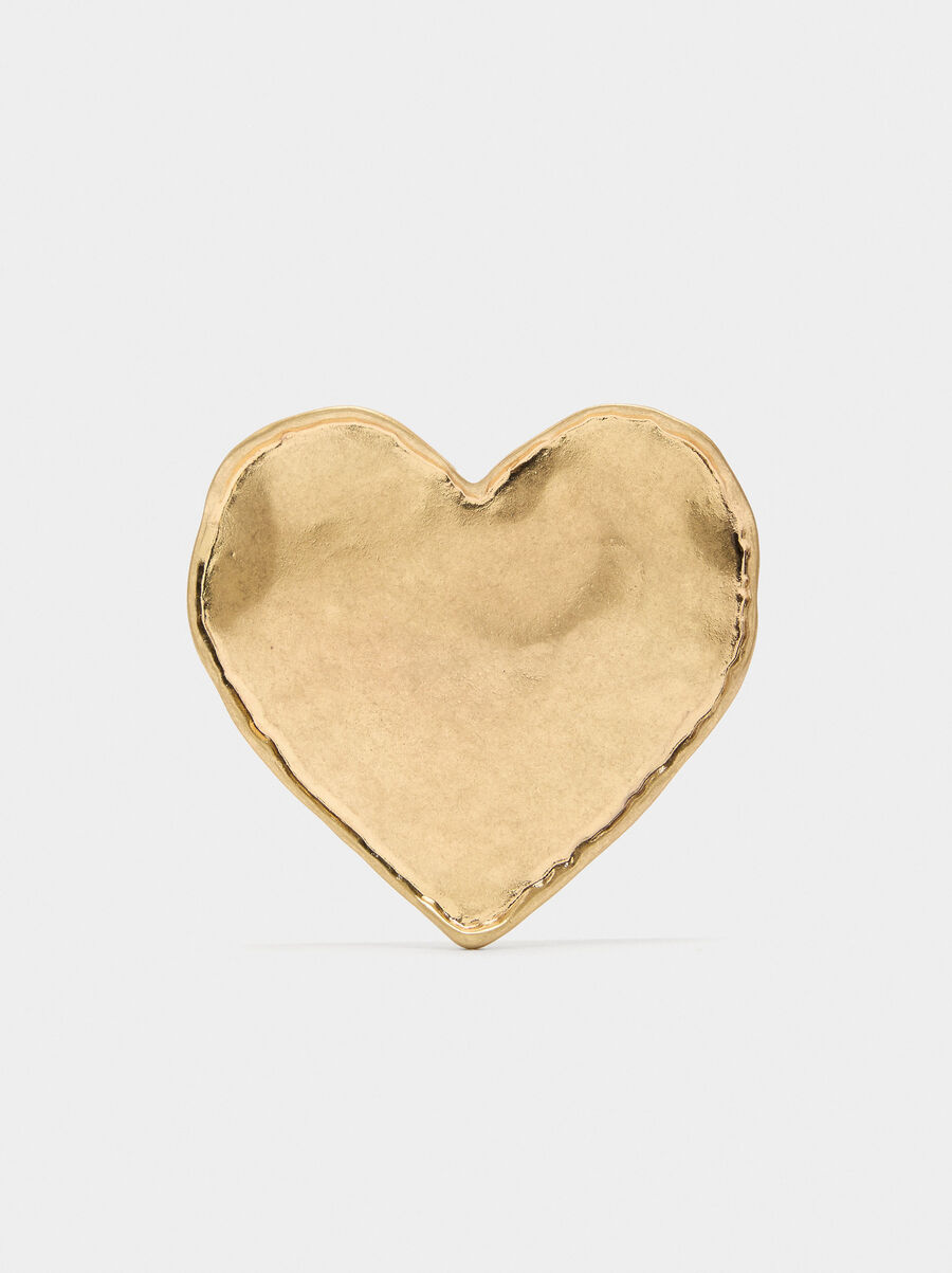 Brooch with heart