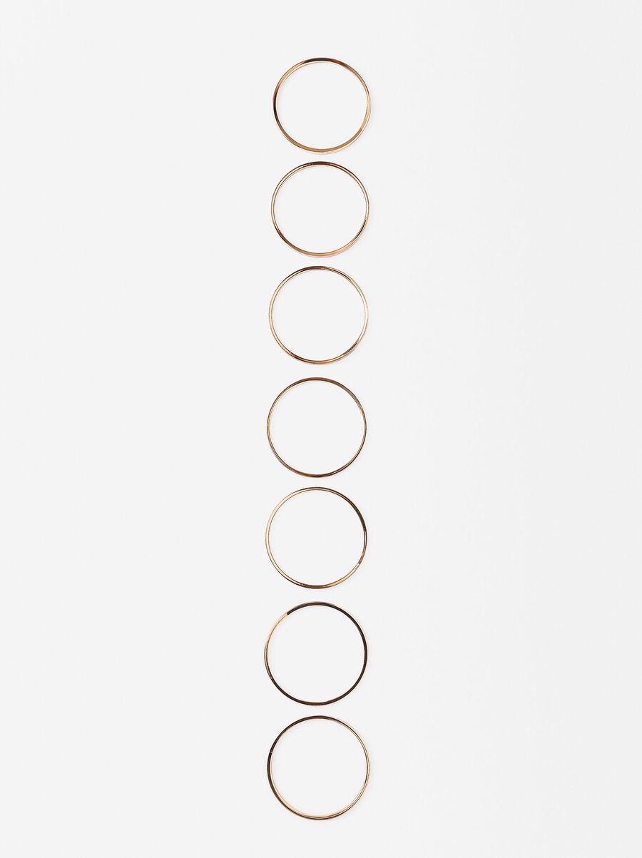 Set of enameled bracelets