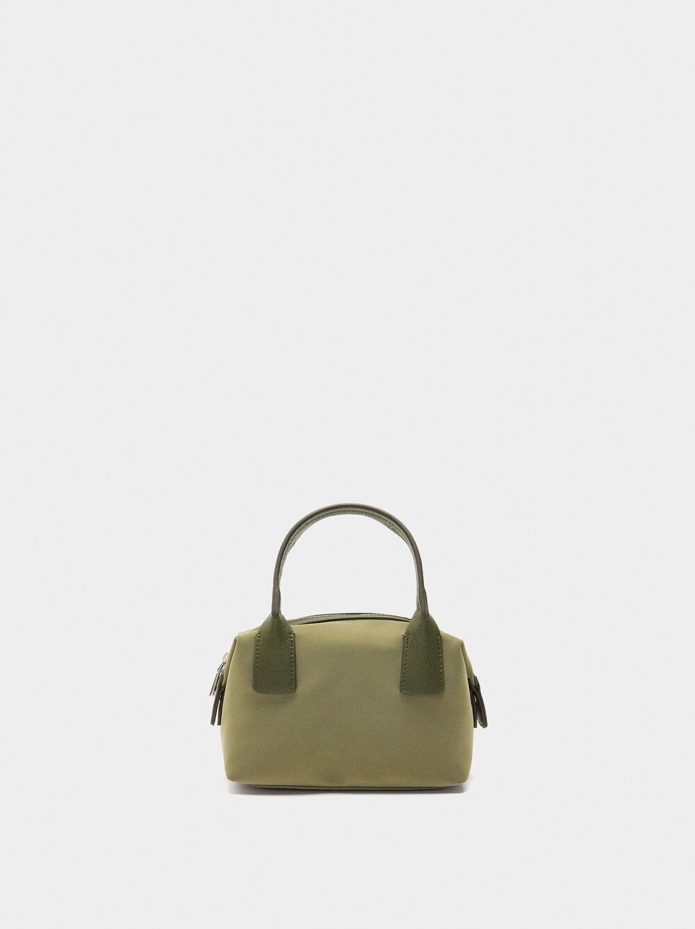 Bolso de mano de textura suave