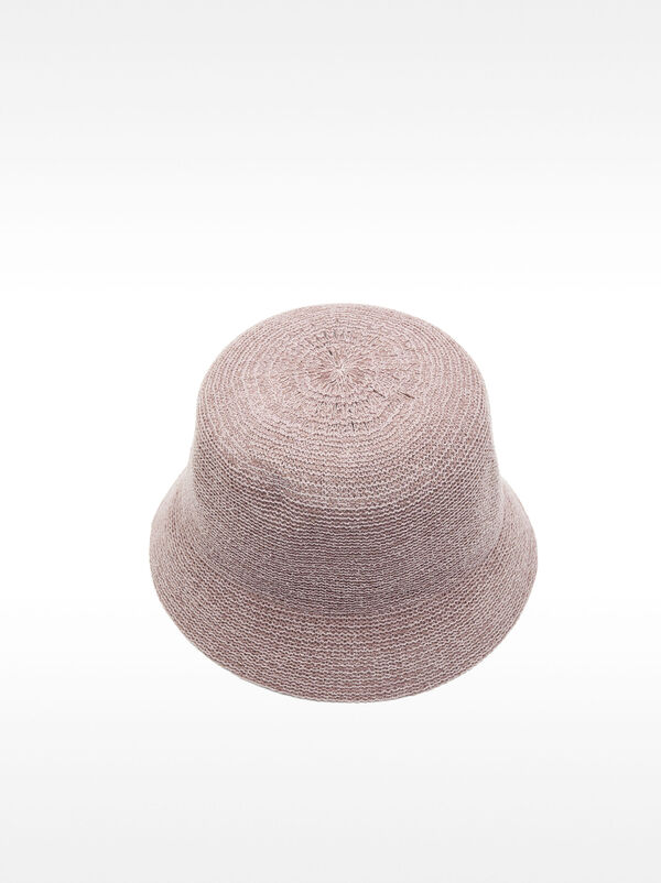 Knitted bucket hat