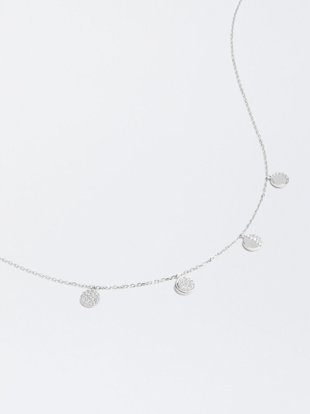 925 Silver Necklace With Zirconia