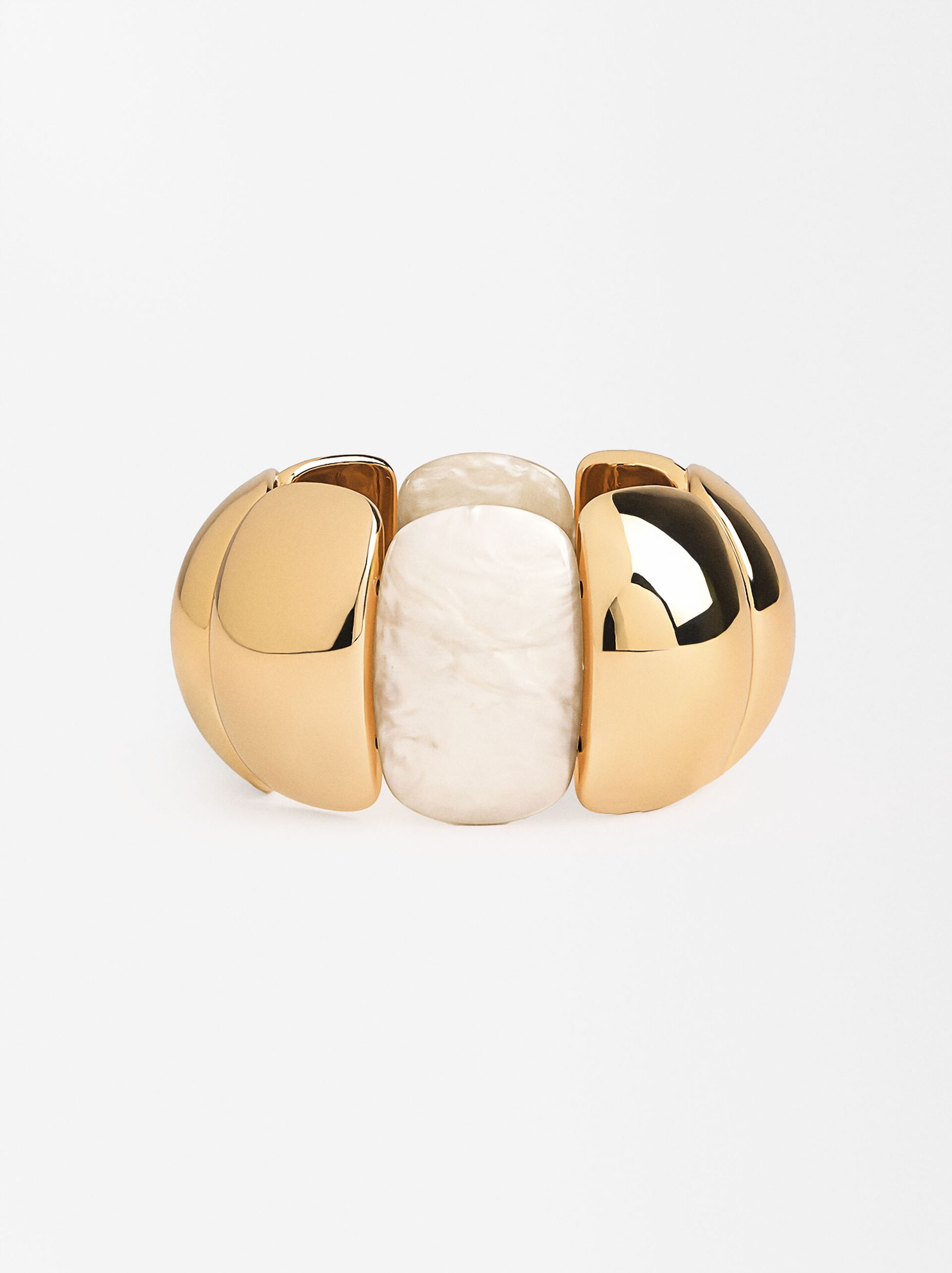 Maxi elastic bracelet with resin image number 0.0