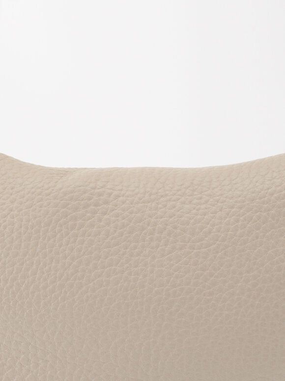 Personalized Leather Shoulder Bag, Ecru, hi-res