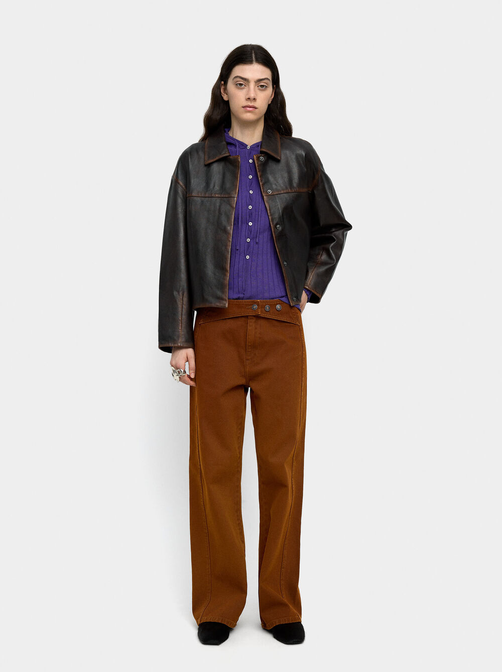 Denimhose aus 100 % Baumwolle