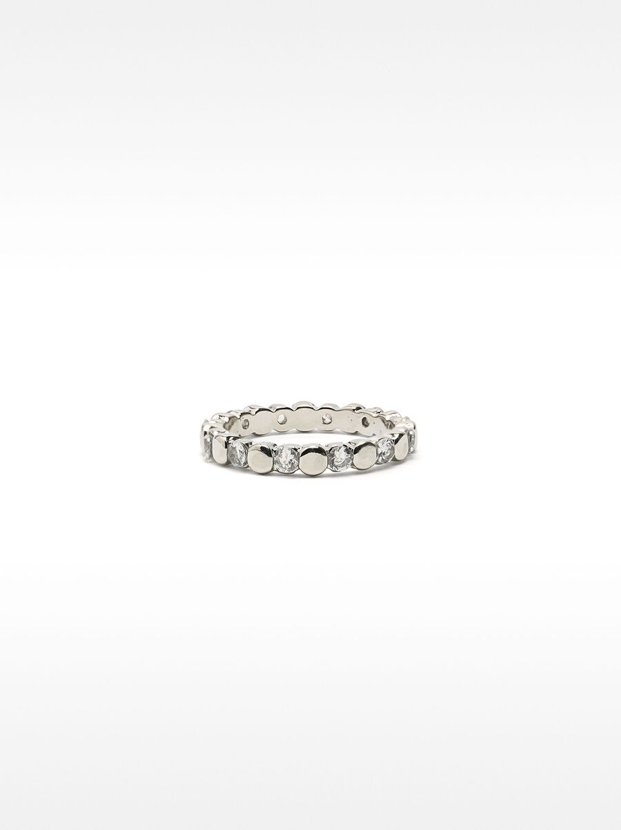 Ring mit Zirkonia-Kreisen