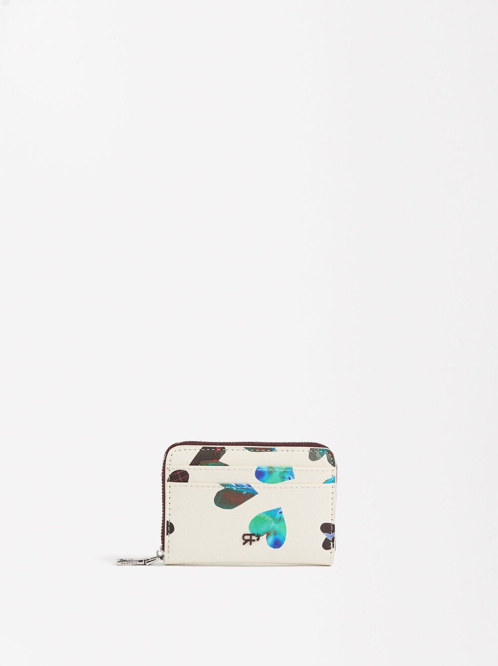 Heart-printed wallet