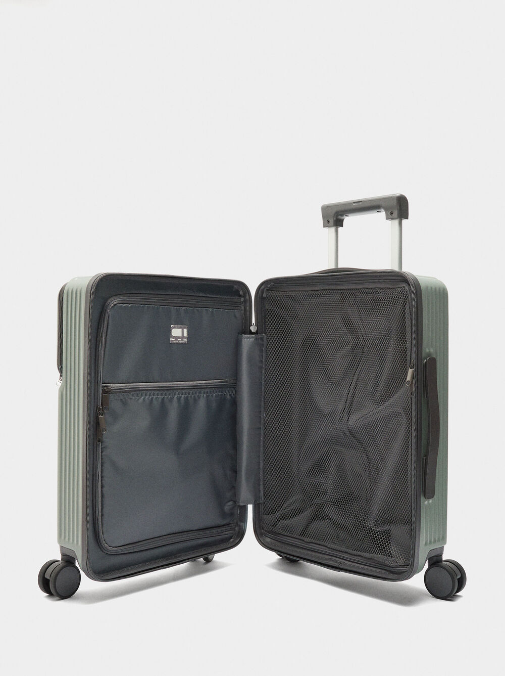 Maleta de viatge amb textura