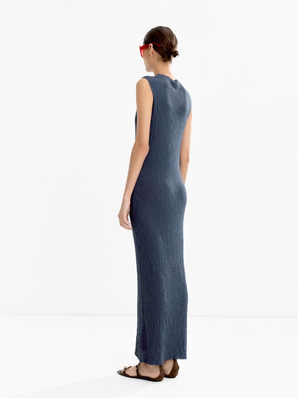Long knitted dress