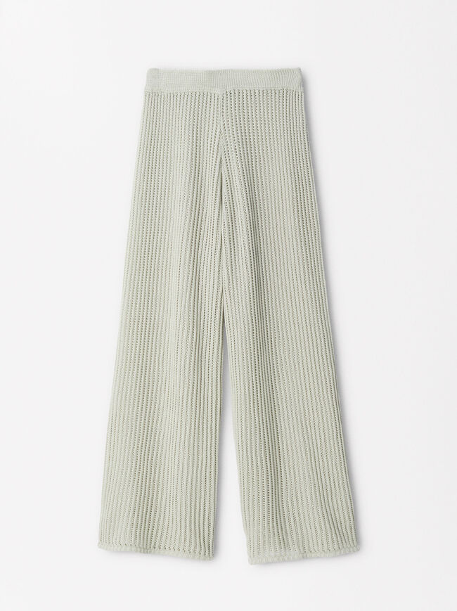 Straight Knit Trousers image number 5.0