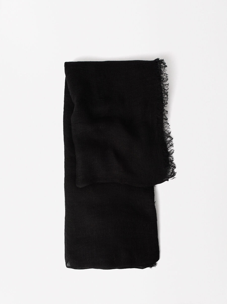 Linen wedding scarf