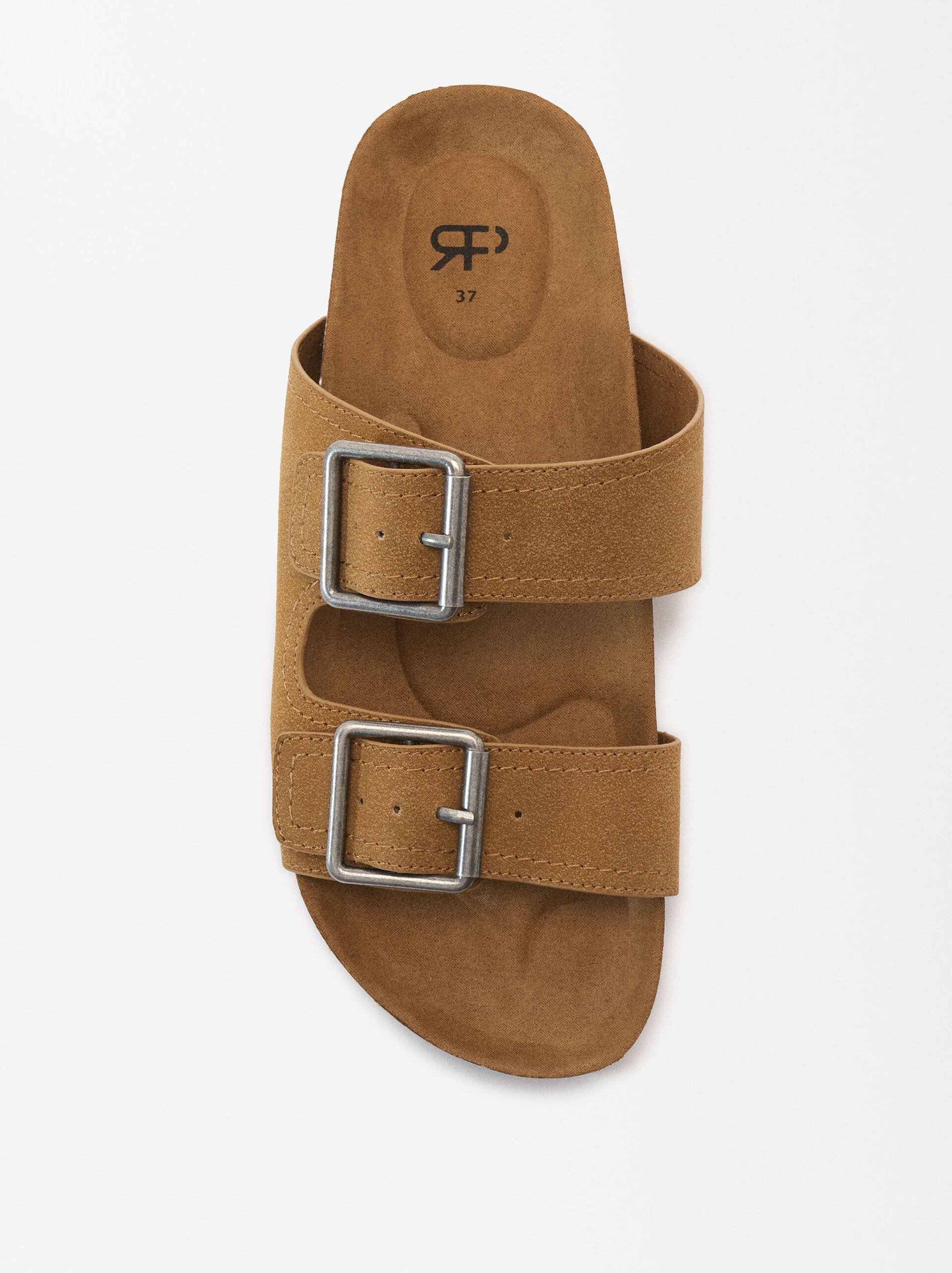 Flat Sandals With Buckle image number 2.0