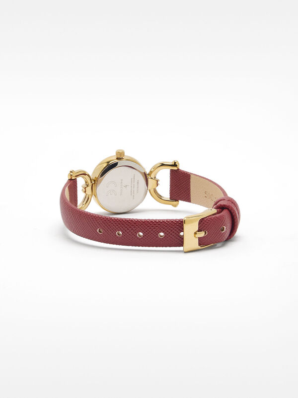 Textured bracelet watch