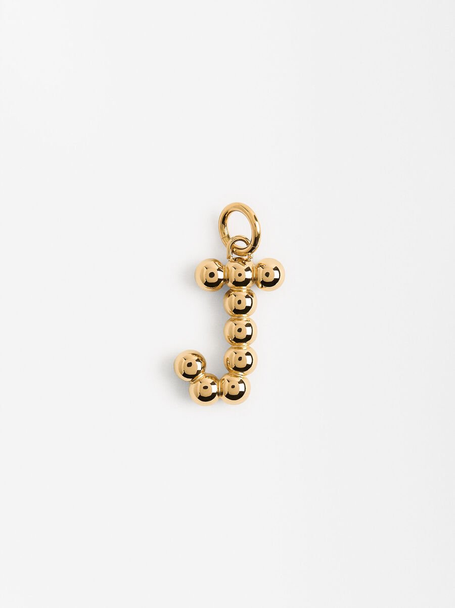 Stainless steel charm letter