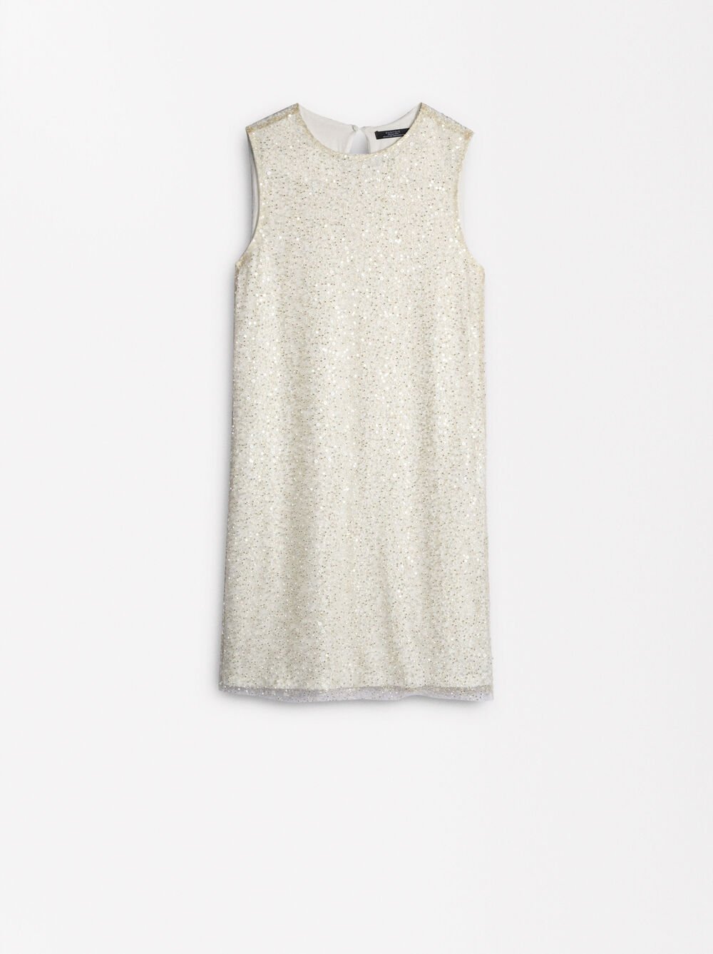 Short dress with sequins and beads
