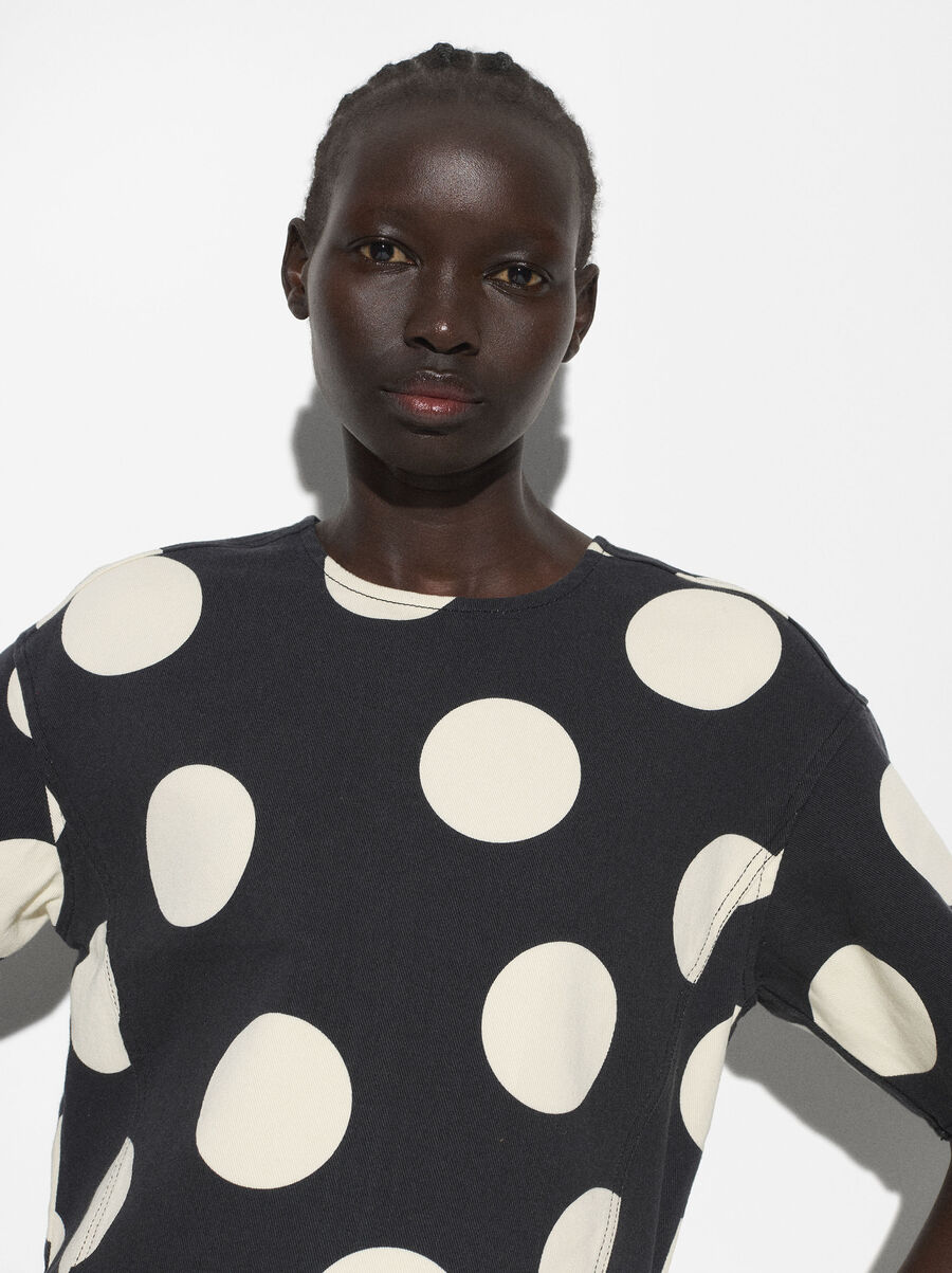 Polka dot top