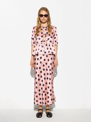 Online Exclusive - Polka Dot Skirt image number 0.0