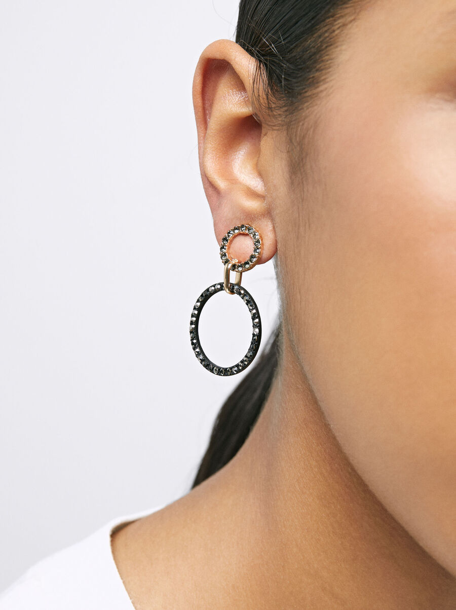 Pendientes con cristales