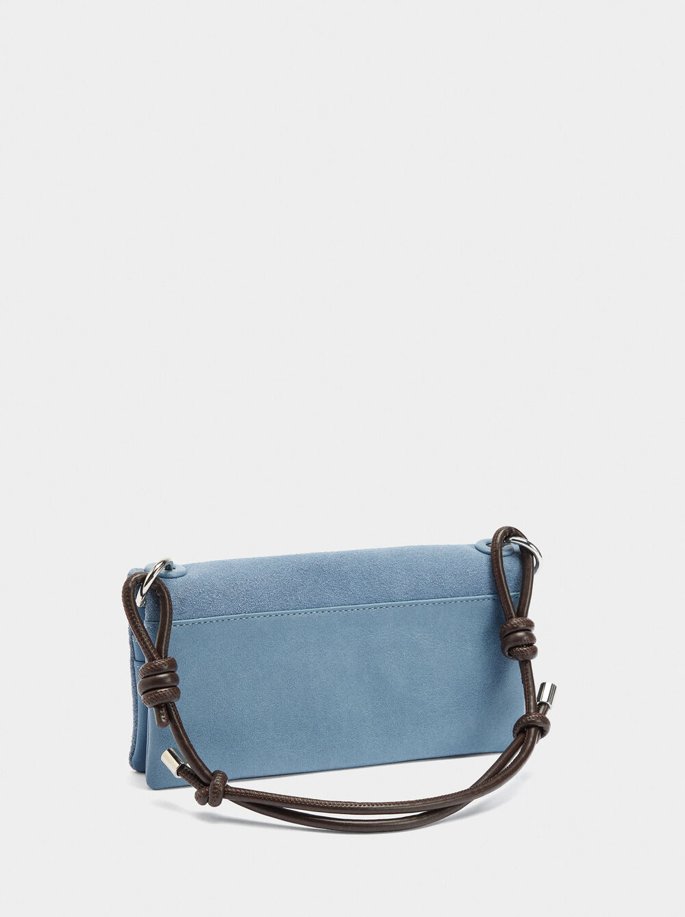 Leather wallet with strap