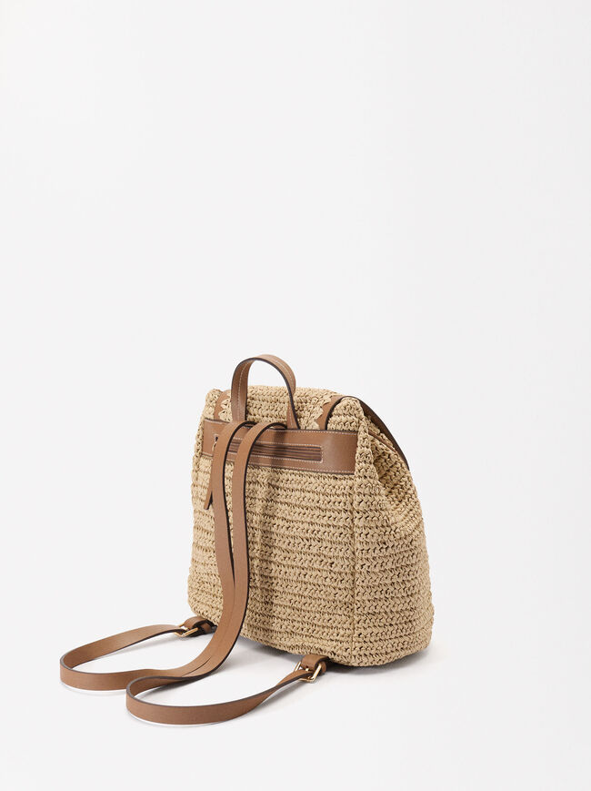 Straw Effect Tote Bag image number 3.0