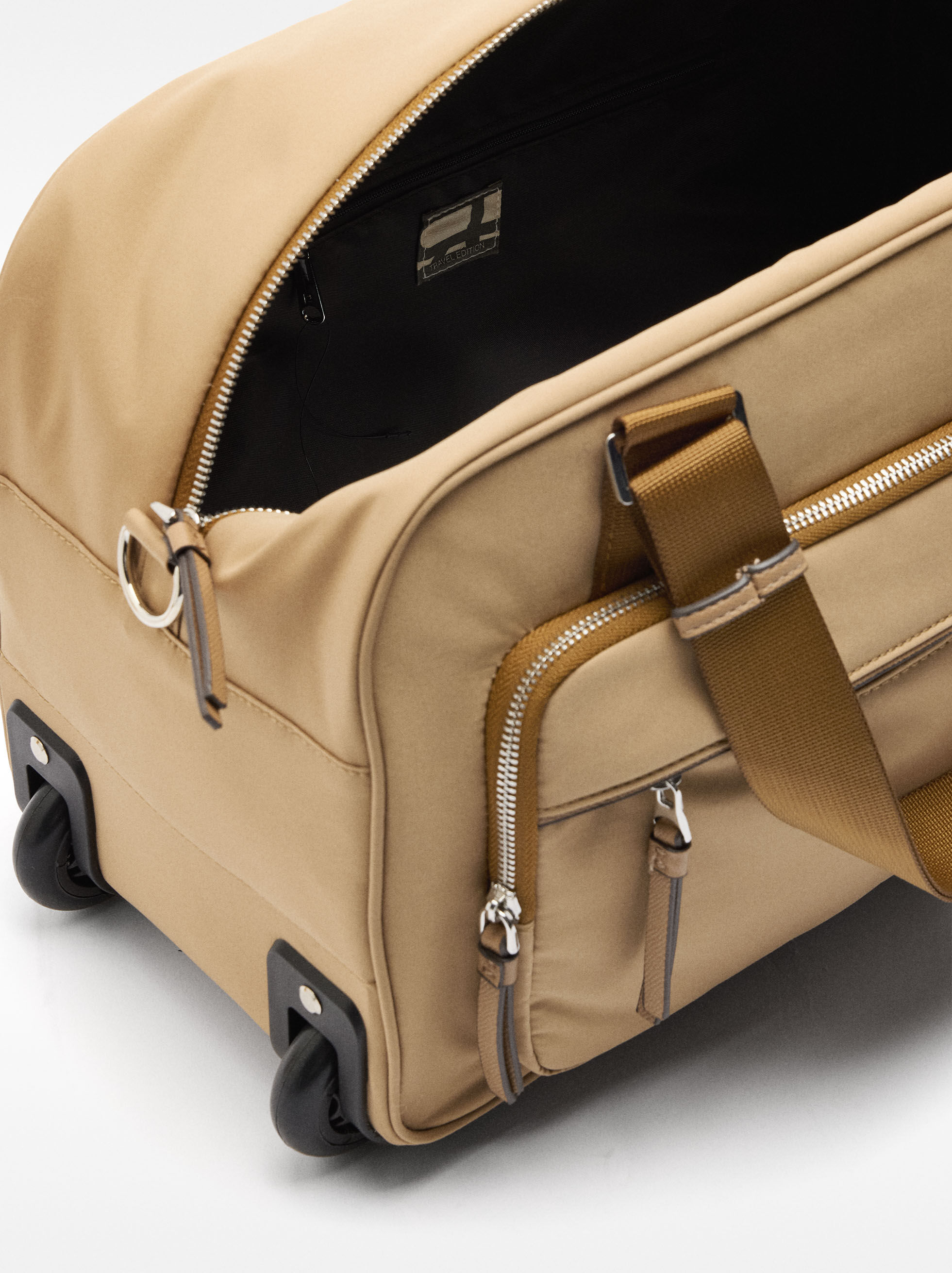 PARFOIS(パルフォア) ☆ 3Way NYLON WEEKEND BAG Nylon weekend bag Mustard | Parfois Slovenia