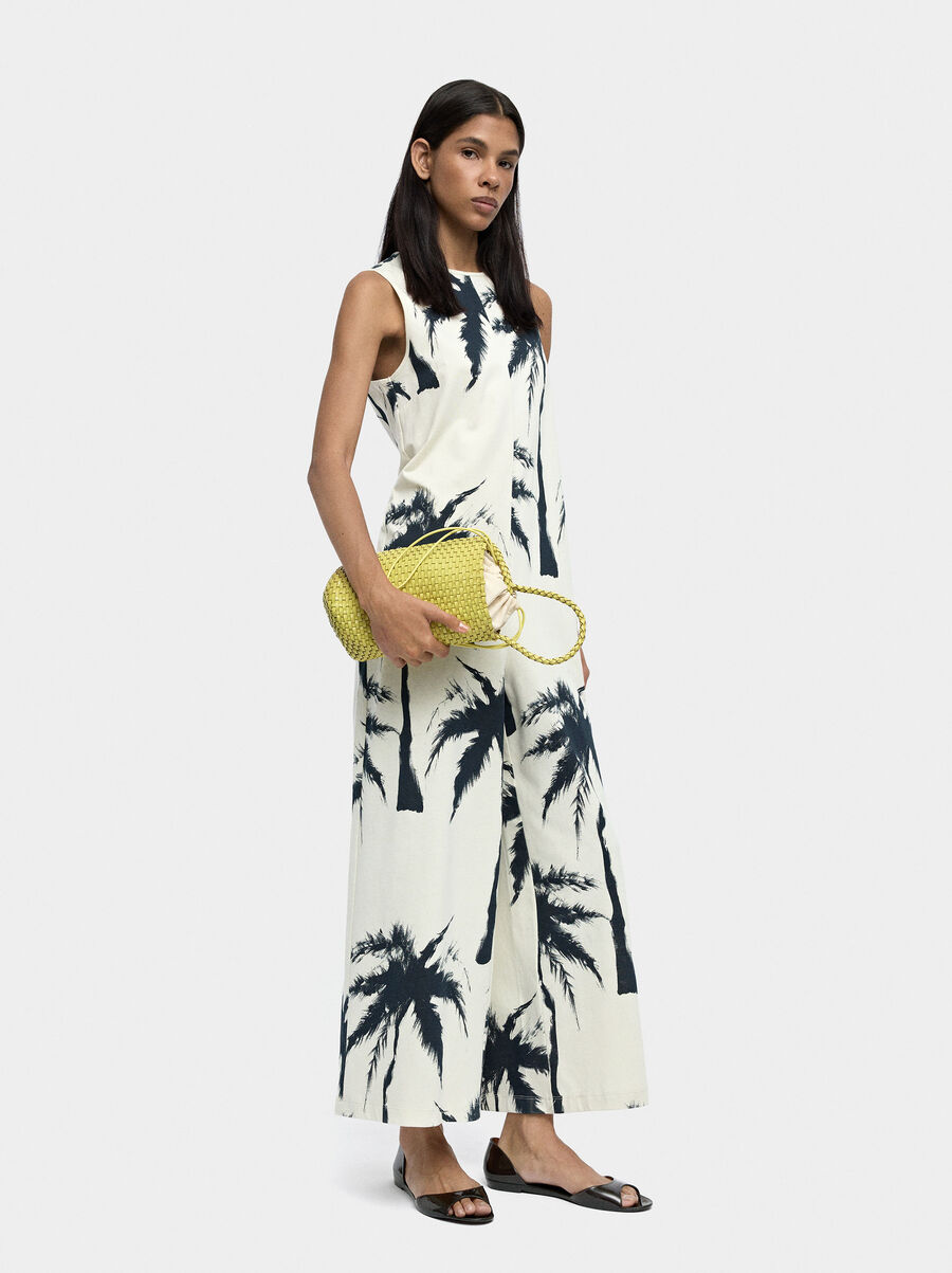 Printed jumpsuit 100% cotton