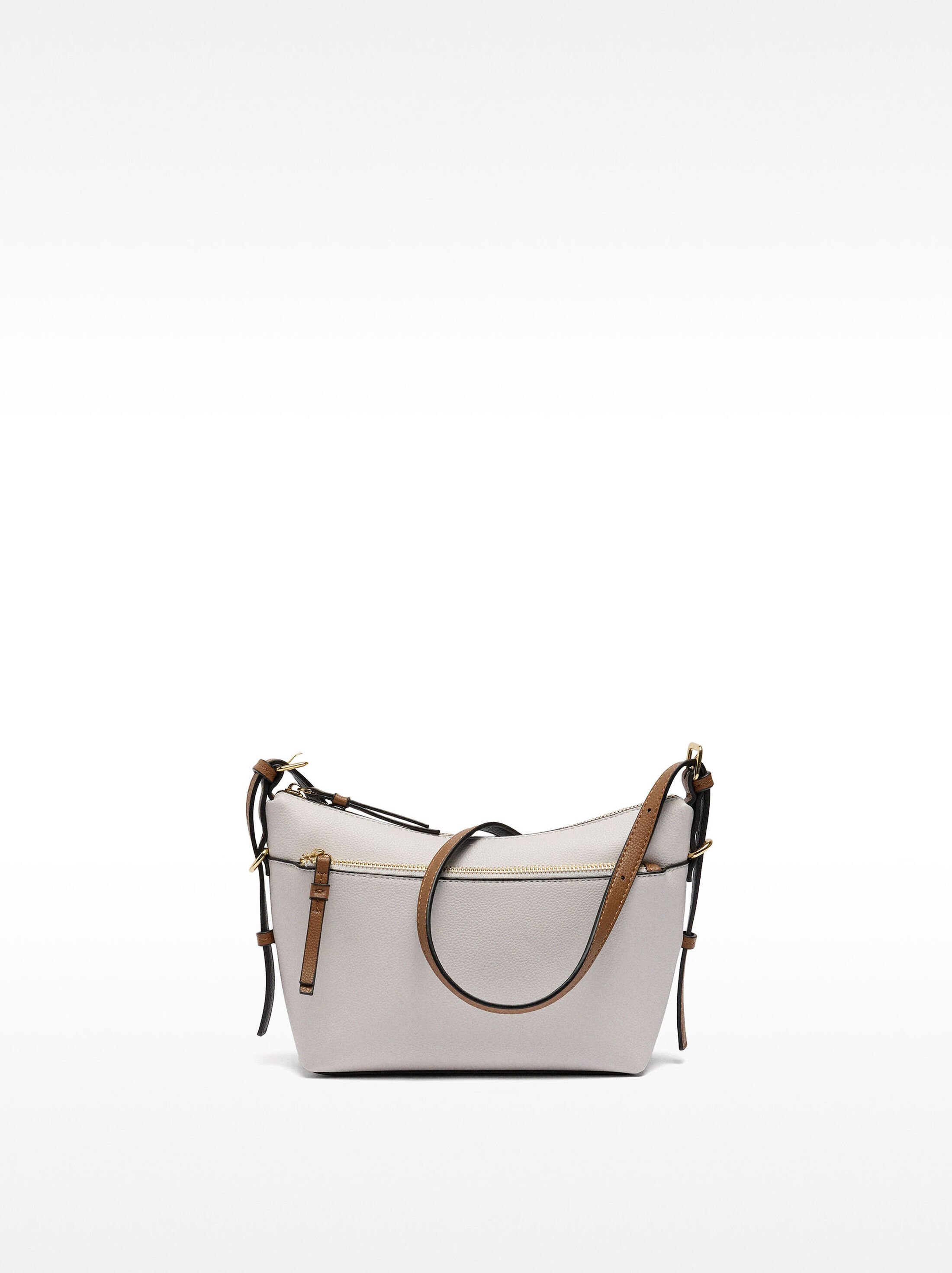 Crossbody bag with exterior pocket image number 0.0