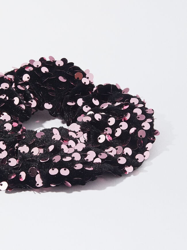 Scrunchie With Sequins