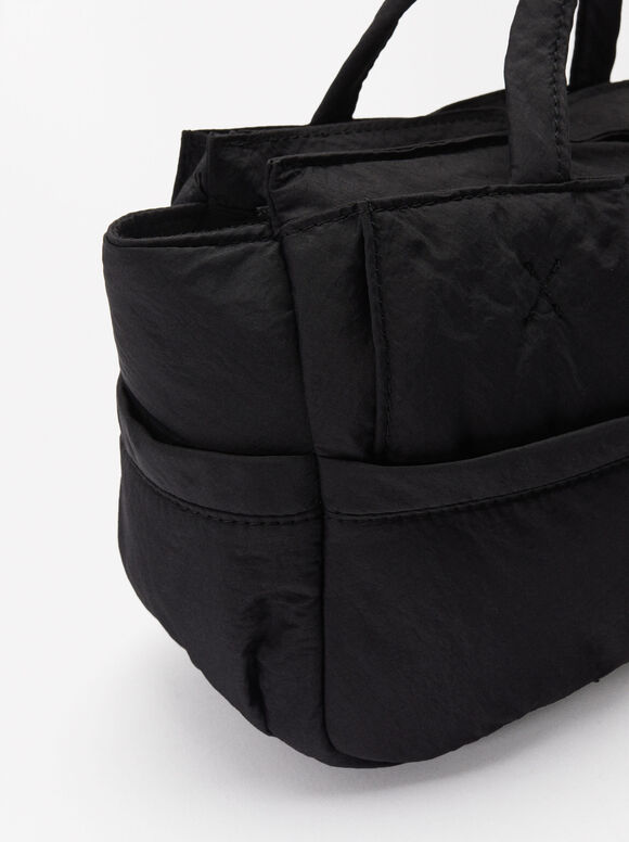 Nylon Multi-Purpose Bag, Black, hi-res