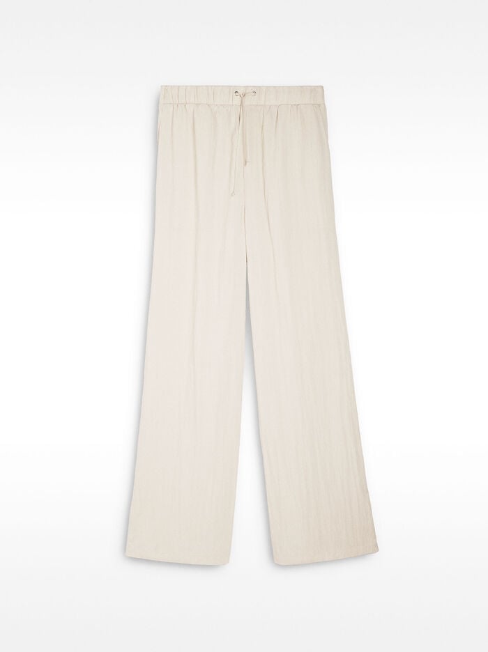 Pantalón fluido con cintura elástica