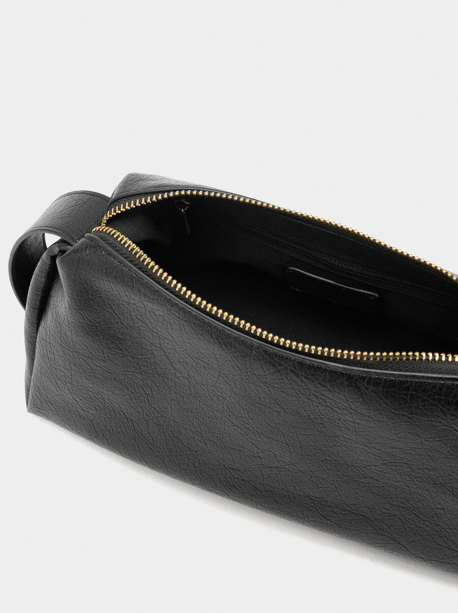 Bolso bandolera efecto craquelado