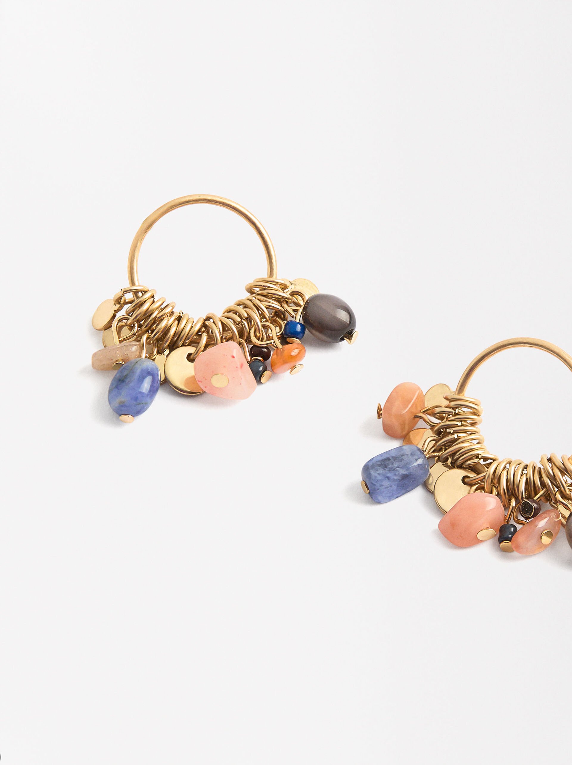 Pendientes con piedras image number 2.0
