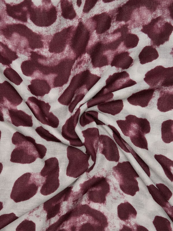 Foulard stampata in lana