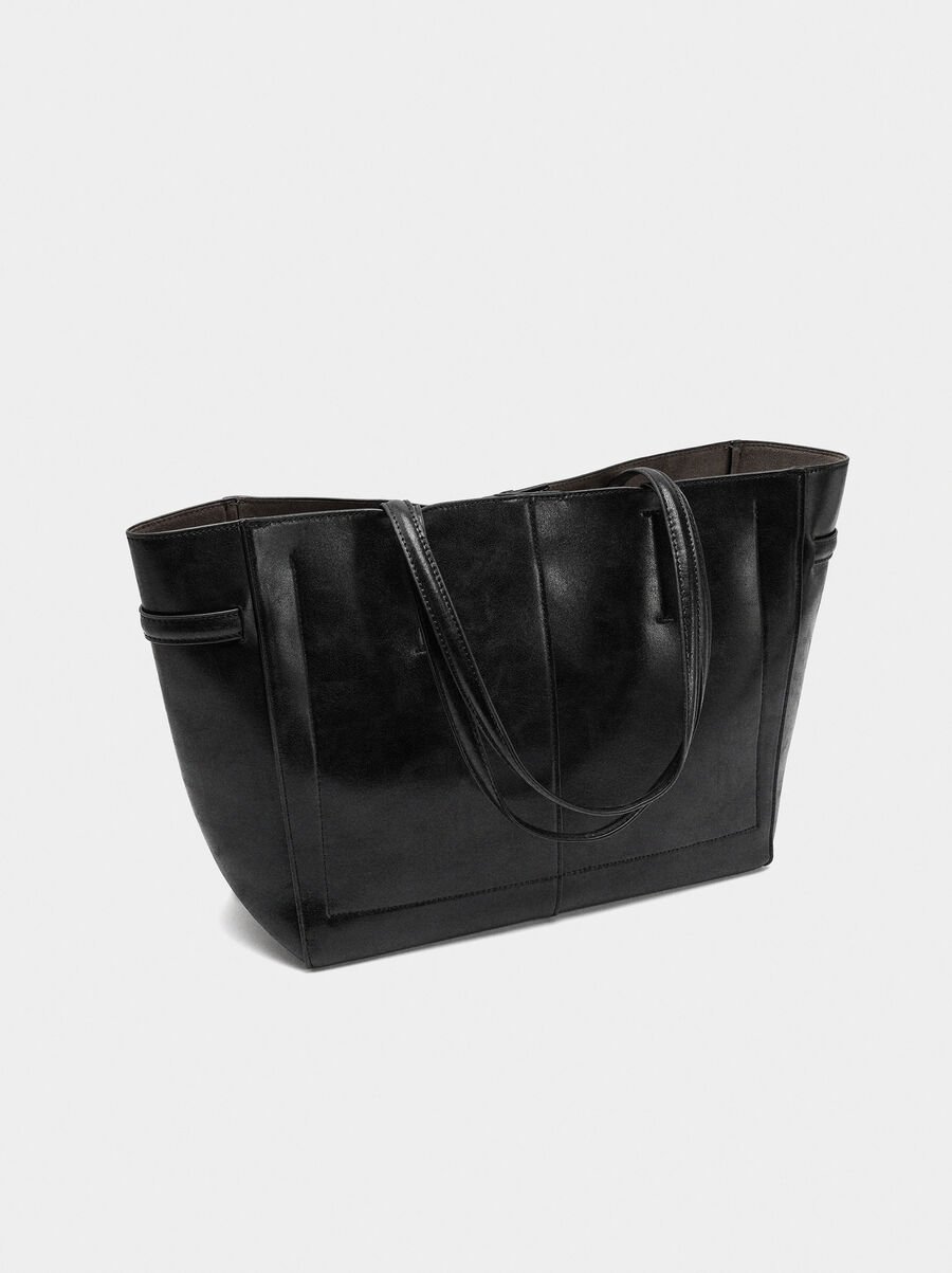 Bolso shopper cinturón con mosquetón