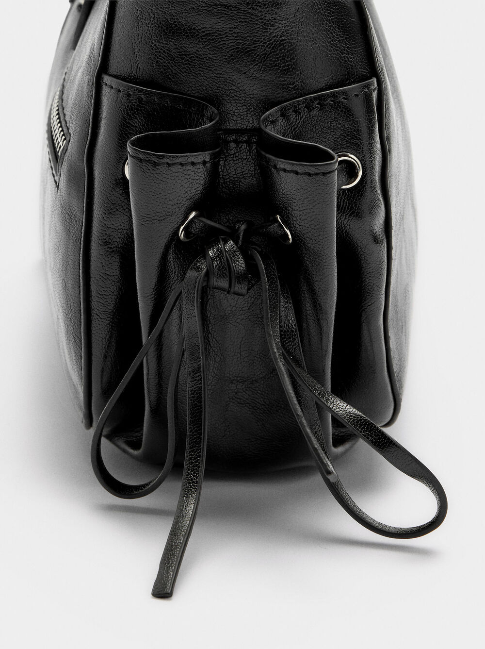 Sac à l'épaule effet craquelé