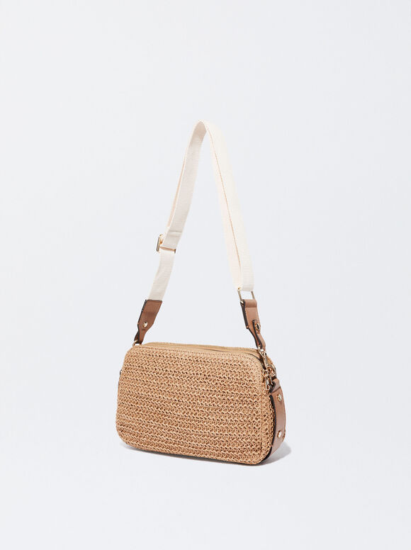 StrawEffect Crossbody Bag Straw Woman Crossbody Bags