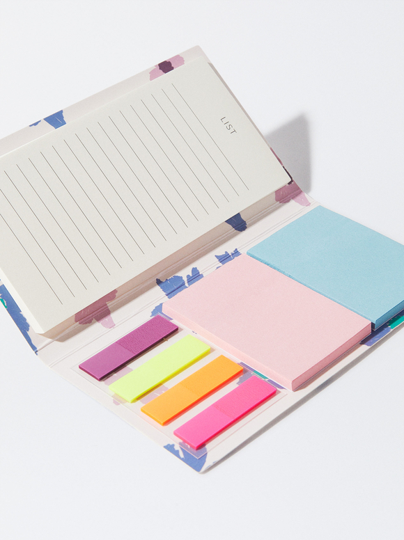 Sticky Note Pad, Multicolor, hi-res