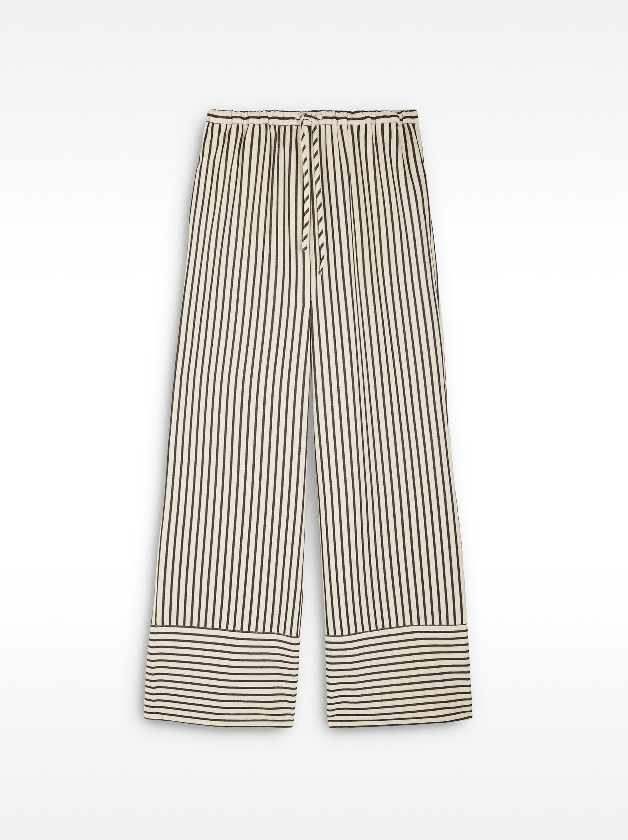 Striped loose-fitting trousers image number 5.0