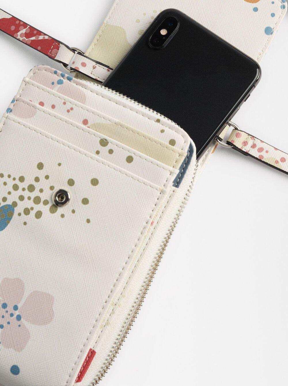 Housse portable imprimé floral