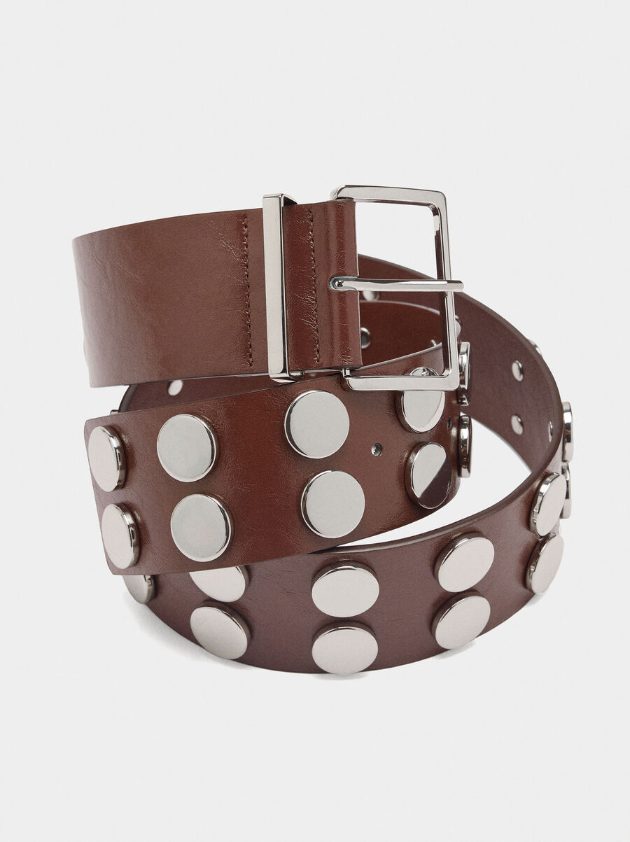 Belt with studs