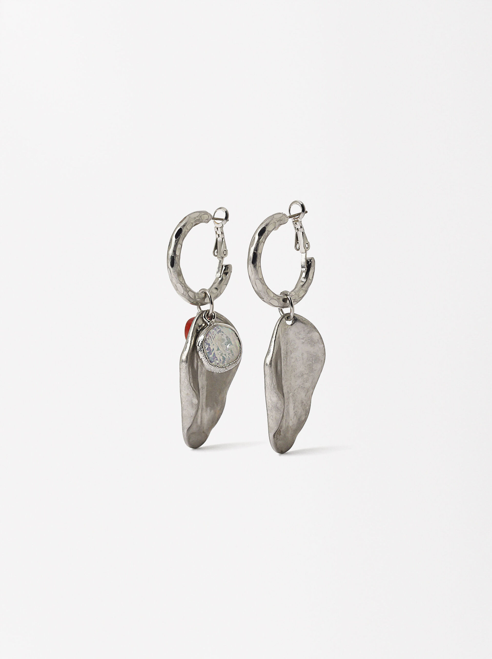 Earrings With Stone And Freshwater Pearl image number 0.0