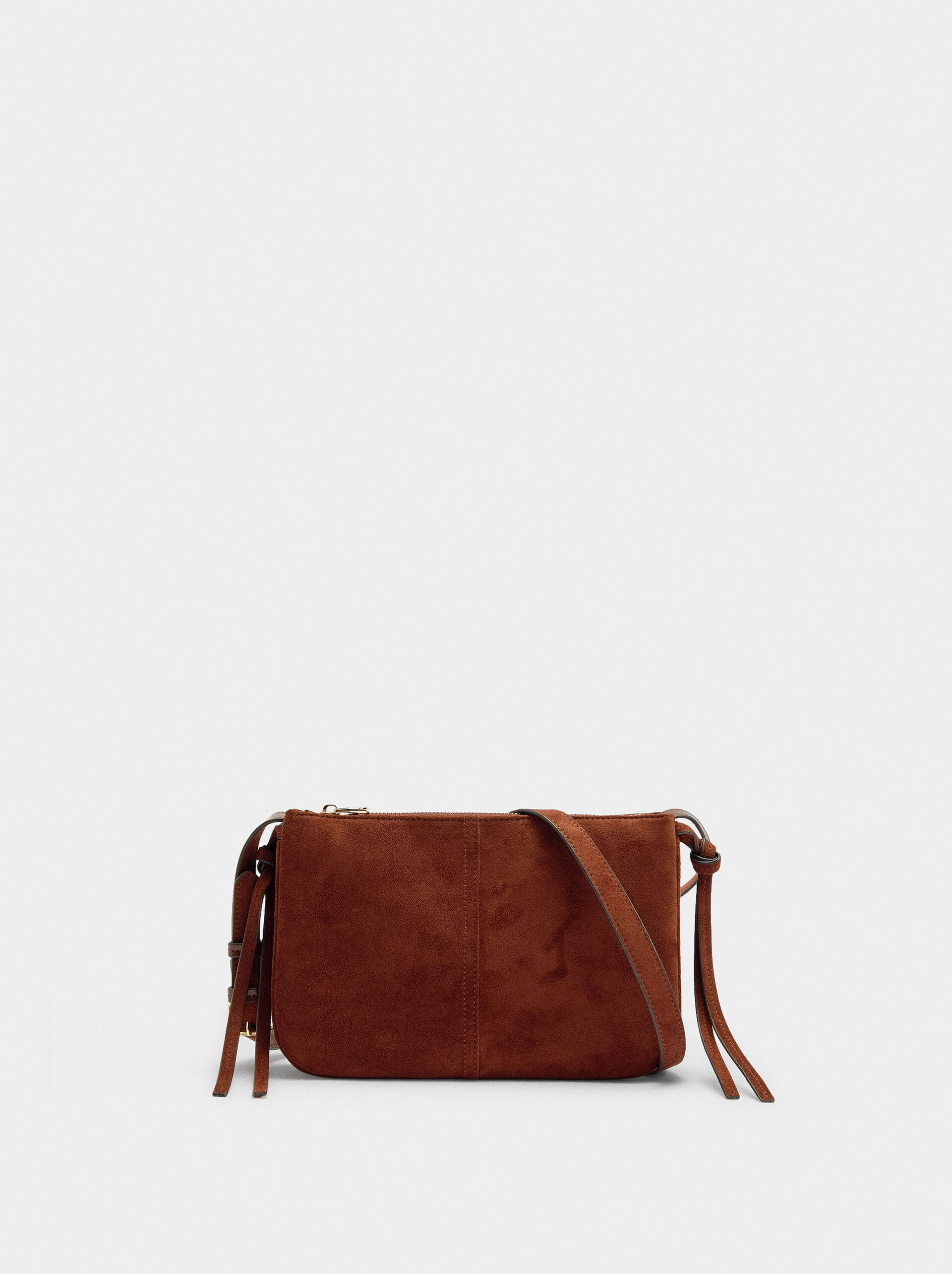 Crossbody bag suede effect image number 0.0