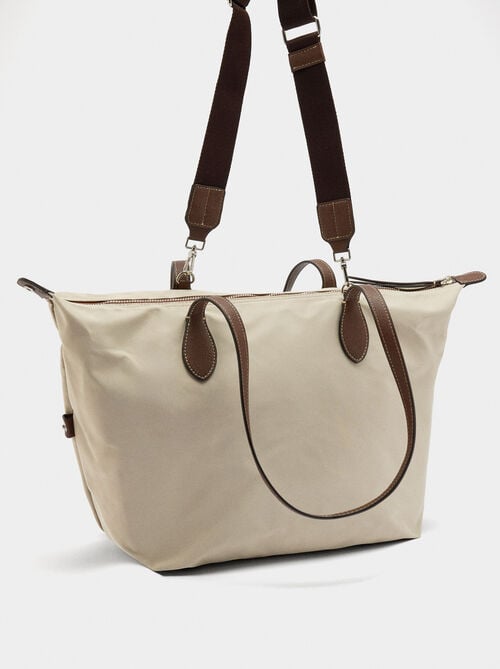 Nylon shopper bag L