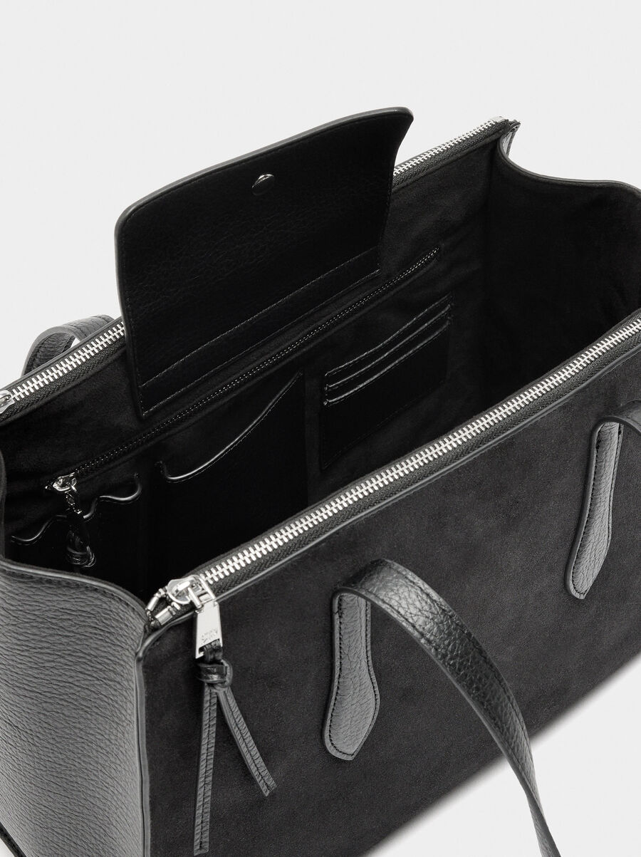 Bag for 13" laptop with leather