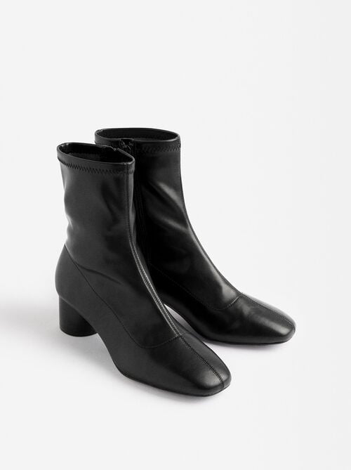 Botines elásticos con tacón