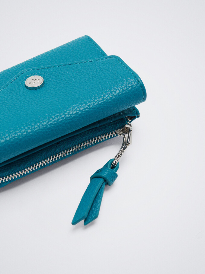 Basic Wallet, Blue, hi-res