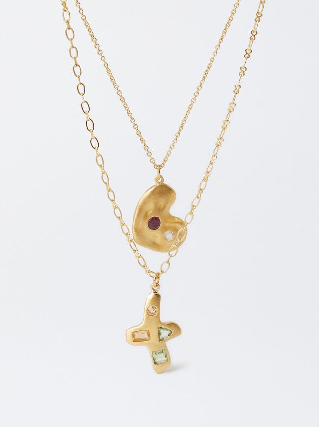 Set Of Gold-Plated Necklaces 18k image number 0.0
