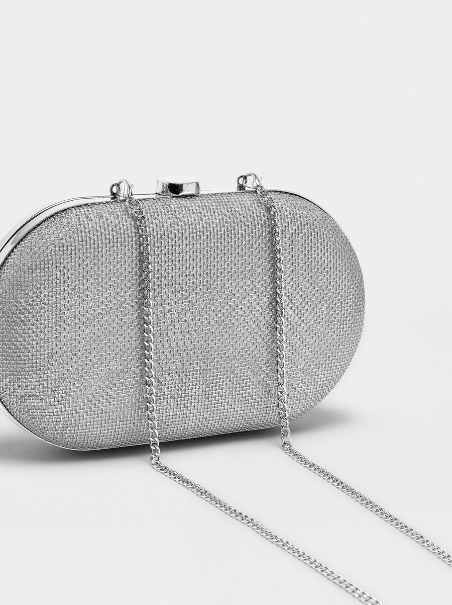 Oval party clutch