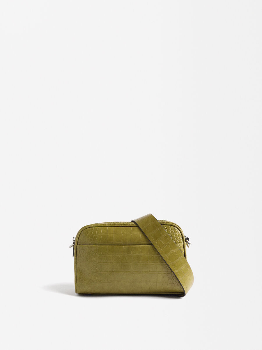 Sac à bandoulière avec gravure animale
